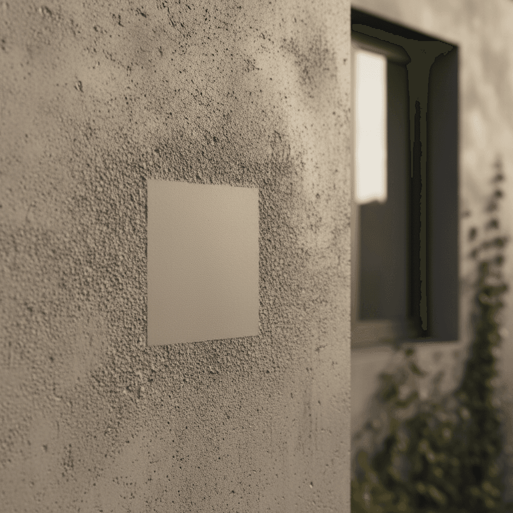 Concrete repair work showing quality finishing